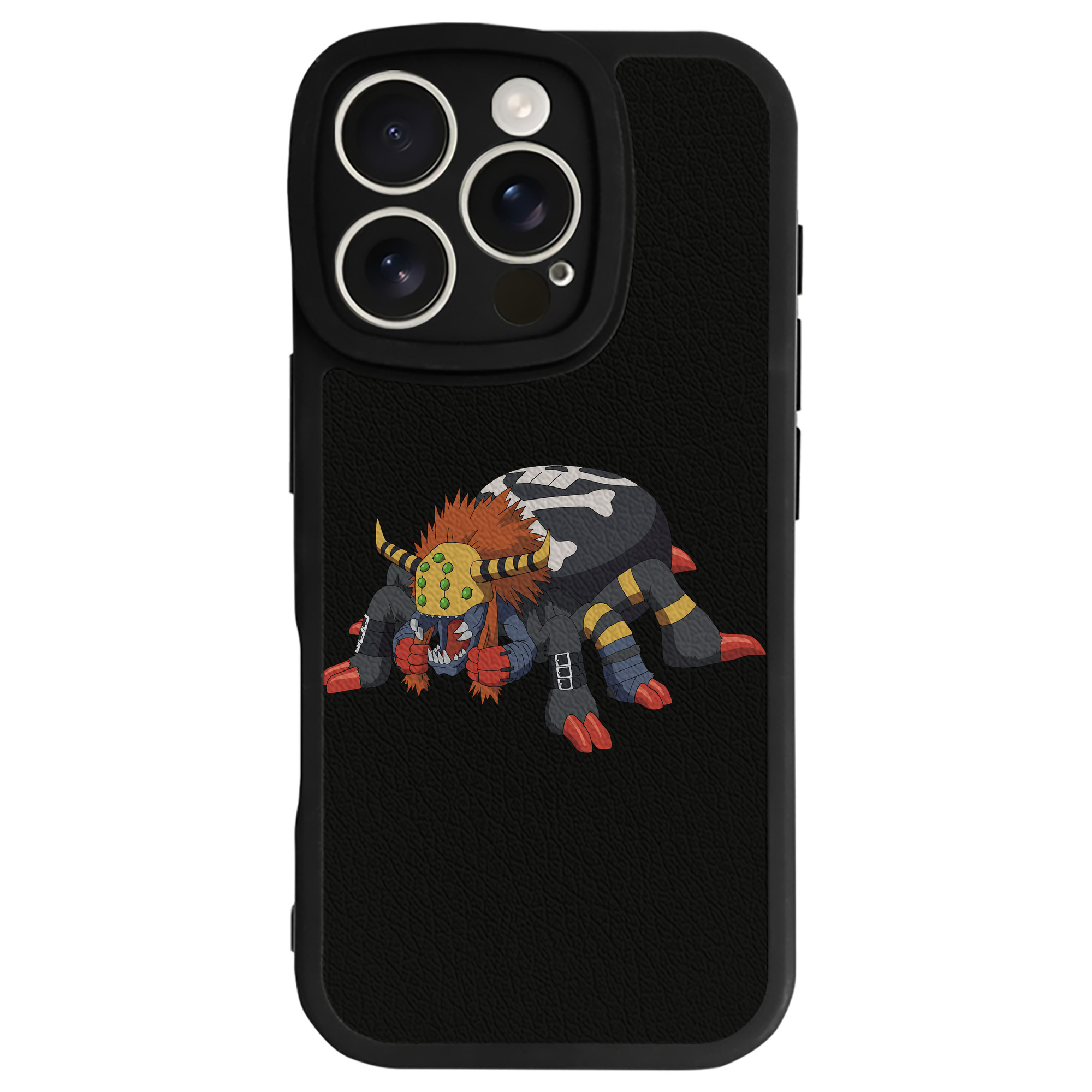 （画像用） Digimon デジタルモンスター/デジモン 【iPhone 16シリーズ対応】シリコンスマホケース（レザー調） 材質：シリコン